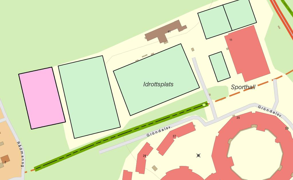 7.1 PRINCIPSKISS DAGVATTENLÖSNING 7.1.1 Område 1 Nivåreglerad kupolbrunn (befintlig) Svackdike/dike Figur 15 - Principskiss över dagvattenhantering i område 1 Söder om fotbollsplanerna sträcker sig ett befintligt dike.