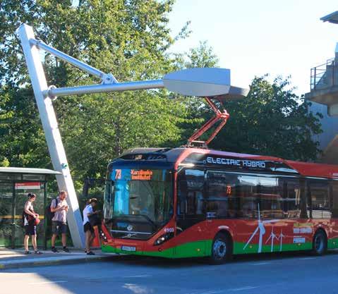 Stadsdelen Uppföljningsrapport Trafikplanering Den täta och funktionsblandade staden underlättar för hållbara resval där gående, cyklister och kollek tivtrafik prioriteras.