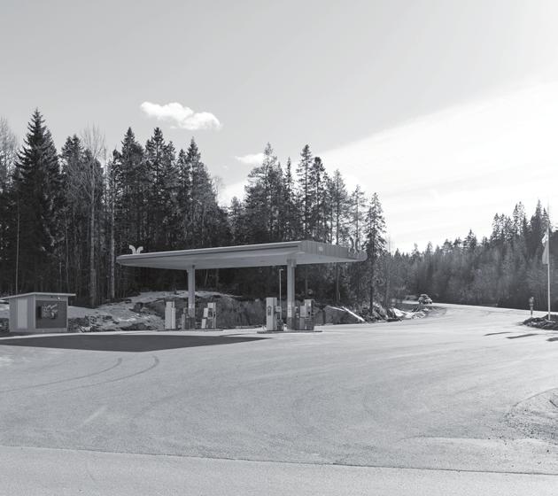 OK Örnsköldsvik har också fräschat upp fasaden på servicestationen vid Rondellen i Örnsköldsvik, kostnad 782 tkr. Även skärmtaket har bytts till en kostnad av 135 tkr.