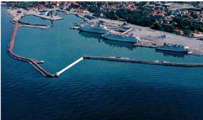 Region Gotland Handlingsprogram för skydd mot olyckor perioden 2017-2019 Visby hamn 57 39 N, 18 N 17 O 73, 731 Insegling För fritidsbåtar utrustade med radiopejl kan angöring vid nedsatt sikt