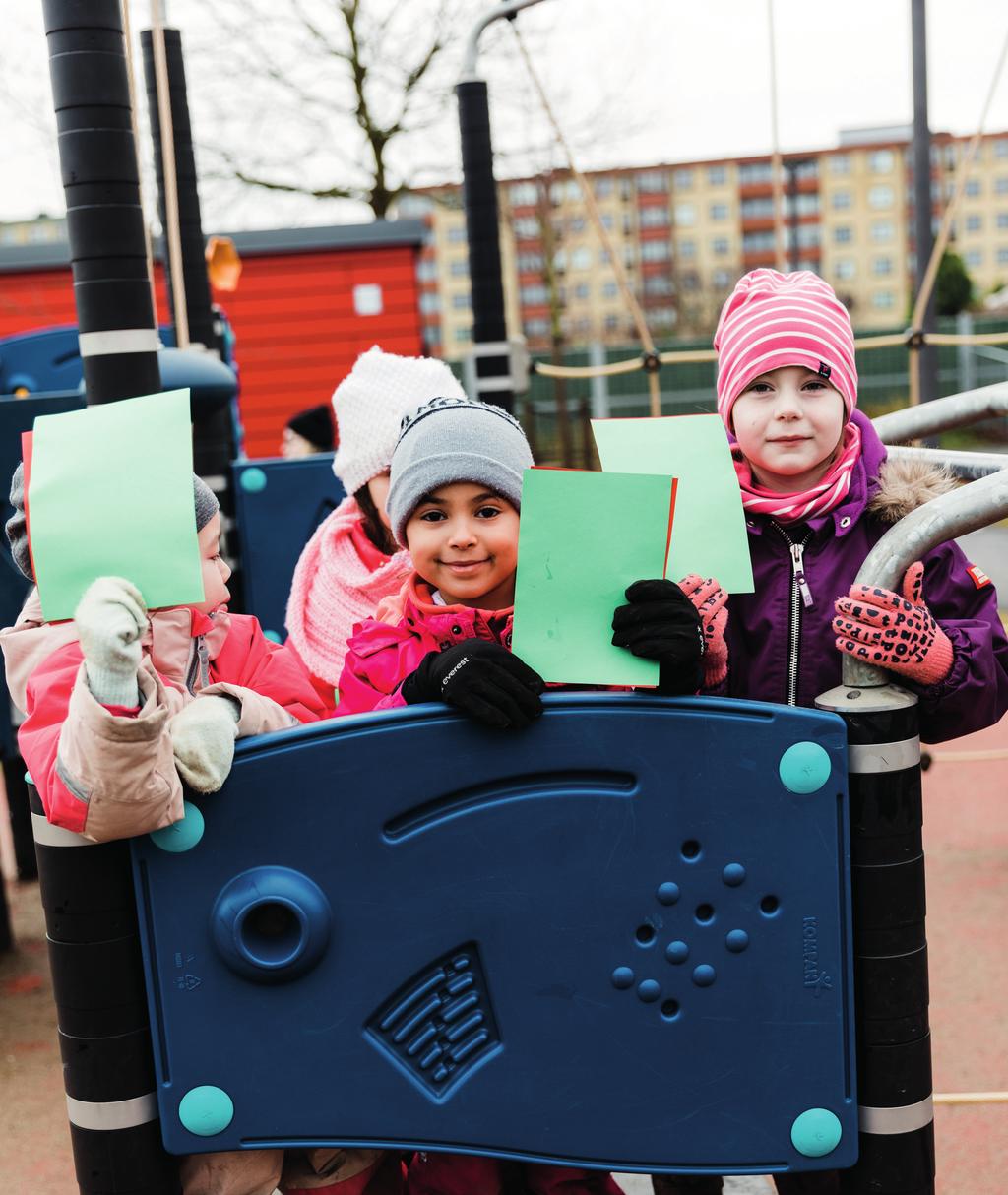 Foto: Malmö stad/sanna Dolck. Barns delaktighet och inflytande är tänkt att genomsyra alla delar av utbildningen.