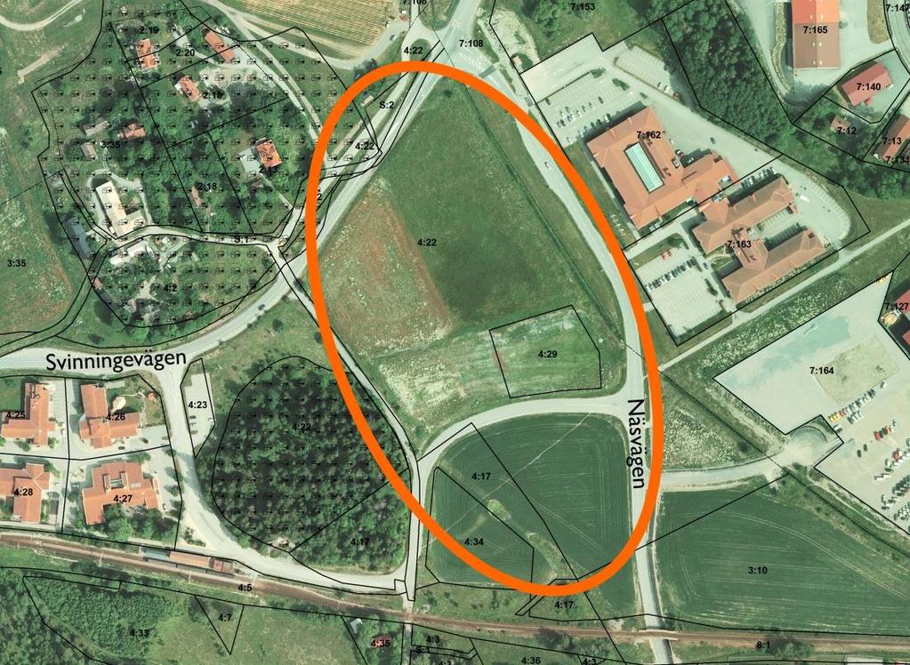 2. Föreslaget projekt I ny detaljplan föreslås förutsättningar för en multihall inom planområdet att utredas. Marken är idag outnyttjad och större delen ägs av Österåkers kommun.