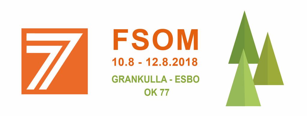 FSOM INFO Välkomna på FSOM FSOM 2018 arrangeras i huvudstadsregionen både innanför och utanför Ring 3, då sprinten går av stapeln i Grankulla stad och långdistansen och stafetten i Noux nationalpark