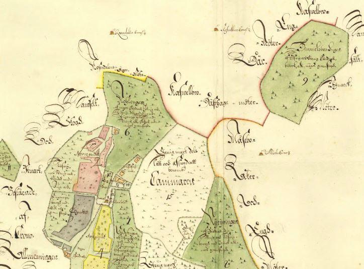 LÅNGT TILLBAKA I TIDEN Karta från år 1706.