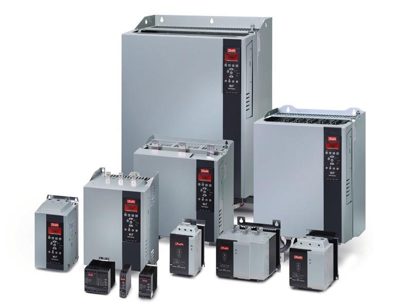 DNFOSS MJUKSTRTRE MJUKSTRTRE Genom att använda en mjukstartare från Danfoss sparar du energi, utrymme och kostnader samtidigt som du ökar livslängden på ditt system då slitaget minskar.