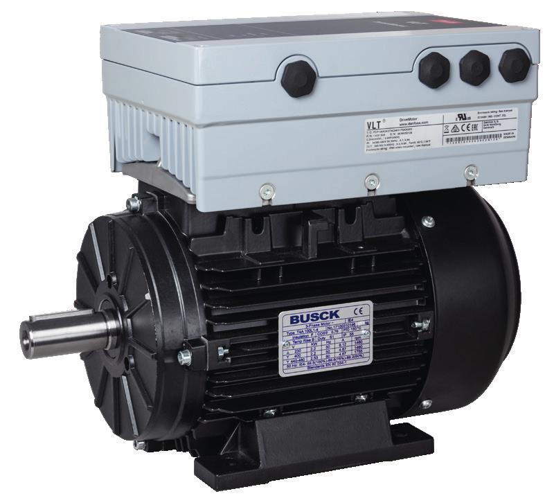 DNFOSS FREKVENSOMRIKTRE VLT DriveMotor FCP 106 VLT DriveMotor FCP106 har en rad olika integrerade funktioner för pumpar och fläktar som ger en effektiv styrning av motorer i intervallet 0,-.