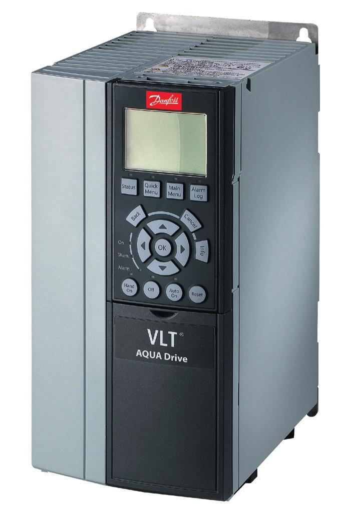 DNFOSS FREKVENSOMRIKTRE VLT QU Drive FC-2 VLT QU Drive är den perfekta lösningen för vatten- och avloppstillämpningar. En avancerad frekvensomriktare byggd och designad för den tuffa V branchen.