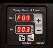 termostatens display (med undantag för therm CA/C).
