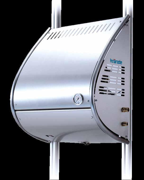 Stationära högtryckstvättar Stationära lösningar i formskön design Stationära kallvatten maskiner i serien W* Kåpa av kvalitetsstål Myntautomat och fjärrkontroll för olika