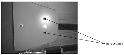Adjusting the drawbar: The flail mower must always be adjusted to the horizontal position for operation.