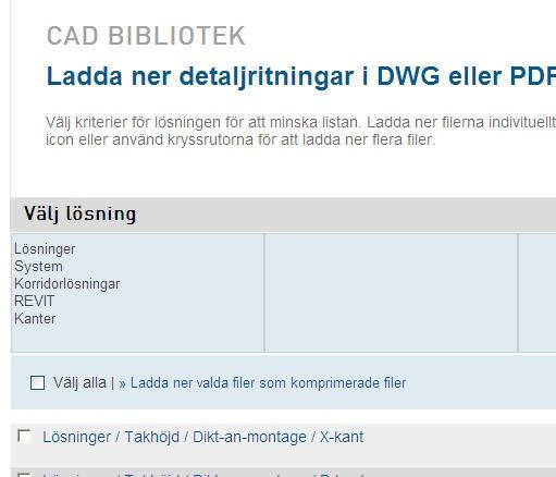 se För mer information gå in i CAD biblioteket