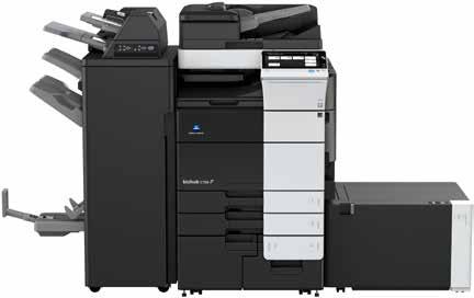 Allt för att undvika driftstopp som orsakats av papperspåfyllning samt möjligheten till att ha tillgång till flera olika typer av papper samtidigt, kan printern kan utrustas med extra pappersmagasin.