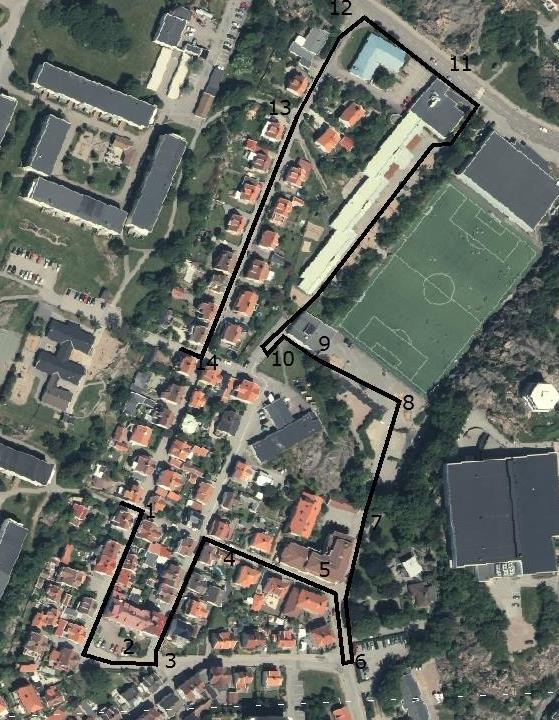 Sid 3/20 Trygghetsrondens dragning Kartan på denna sida visar trygghetsrondens sträckning.