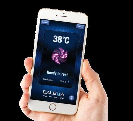 SPABAD Styr din temperatur, via vår app.