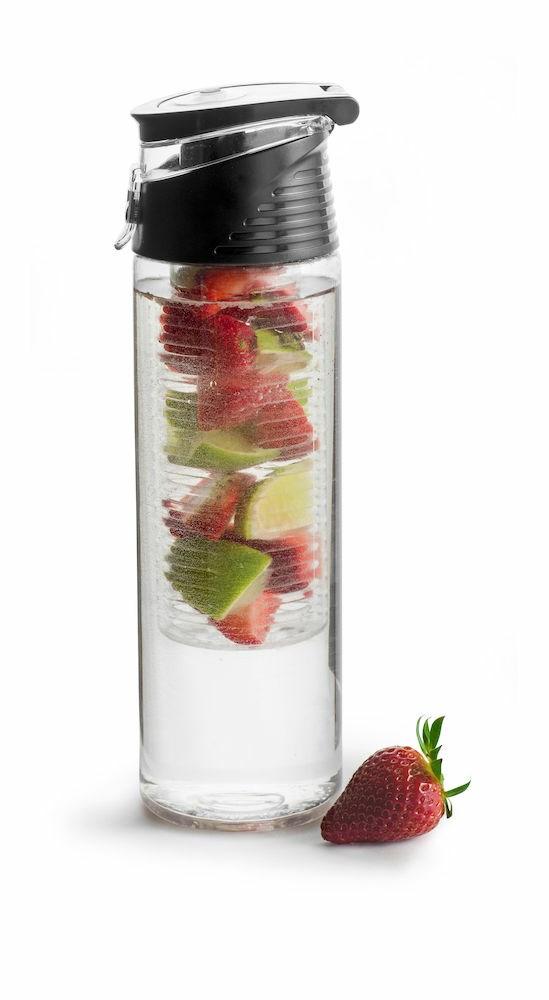 FRESH FLASKA MED FRUKTKOLV, SVART 5017750 139,00 SEK Med Fresh flaska med fruktkolv kan du smaksätta din egen dryck.