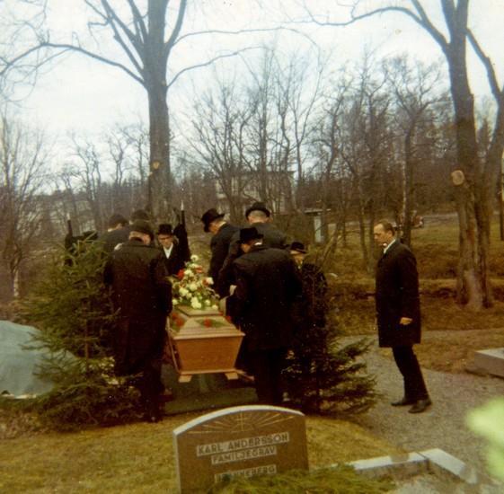 Albert Deréhns begravning