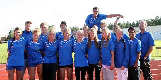 Niclas Rickardsson, P16 110 m häck, Caroline Andersson F16 längd, Ida Rosén, F15 slägga, Josefin Palm, F15 längd, Emmy Olsson, F15 höjd Vid JSM