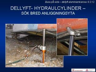 hydraulcylinder med längre slaglängd.