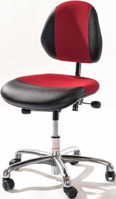 office OFFICE stolen, DUO Duo stolen är en snygg och extra tålig arbetsstol, sits och ryggstöd klädda med en kombination av 3D tyg