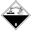 EmS F-A, S-B ADR / RID Klassificeringskod C1 Begränsad mängd 5 L Tunnel Begränsningskod 2 (E) IATA/ICAO ERG-kod 8L Fraktbeskrivning, Hydrochloric acid solution, 8, PG 14,5.