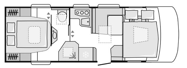 2 1 4 3 5 6 1 BOENDE Modern invändig design med många planlösningar och inredningsstilar samt möjlighet att välja textilier.