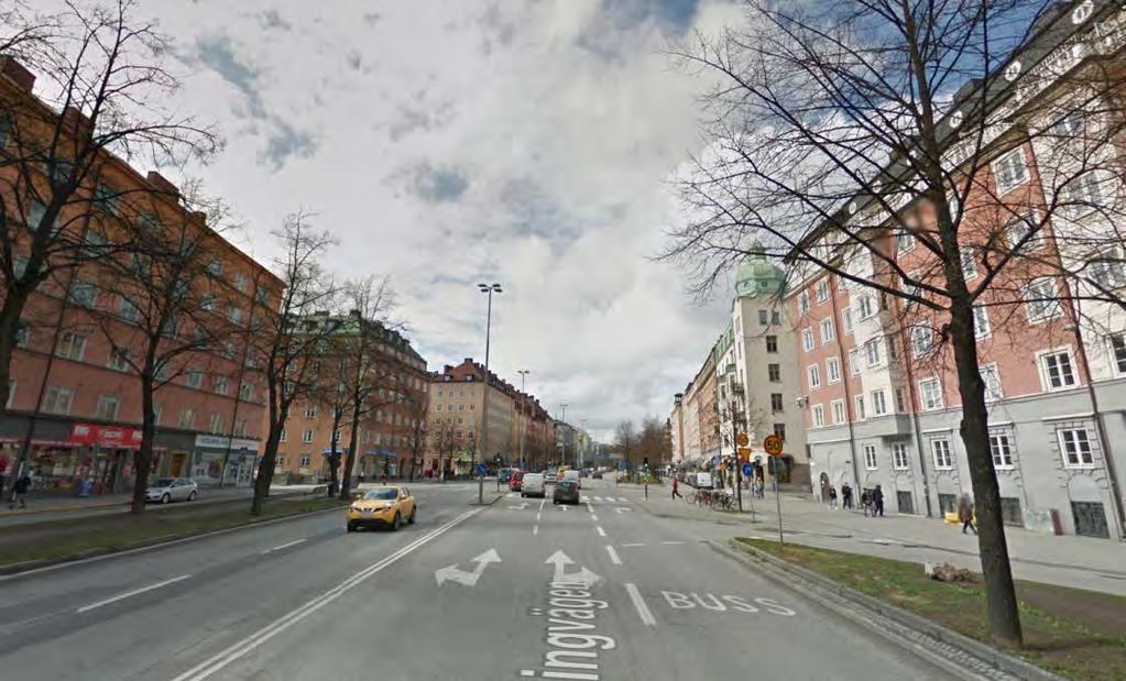 komma ut Cykelfartsgata ca 13-18m, 25 km/h inom den utvidgade innerstaden (utanför innerstaden &