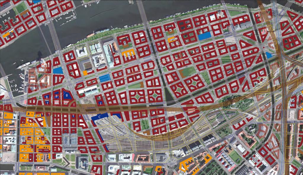 Tips/råd/idéer från äldre planer till dagens planarbete i Centralen & Gullbergsvass: Västlänkens station Behåll de befintliga