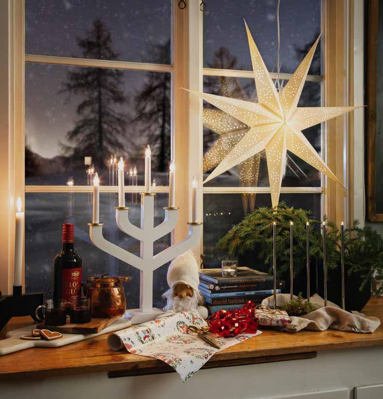 Julbelysning för hus och hem Köp till sladd Julstjärna Cosmos 159 Ord pris 229 Bara hos ELON!