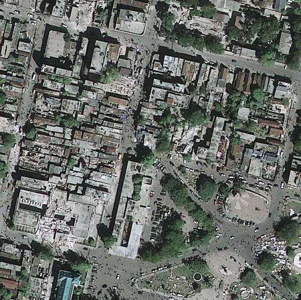 GeoEye 0,5 m upplösning Port-au-Prince, Haiti efter