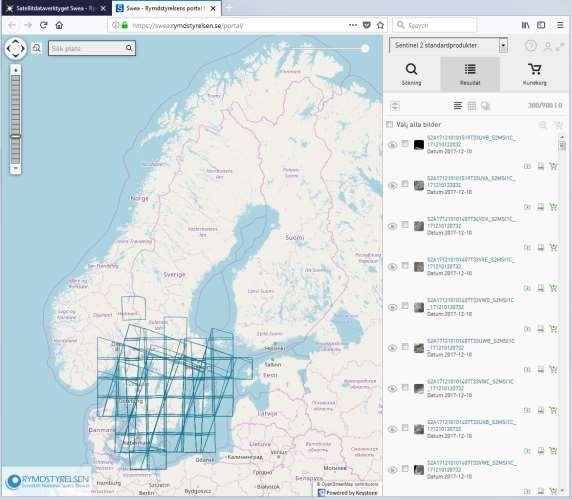 Tillgänglighet till satellitdata Kommersiella data köpes från t.ex. Metria Nationell databas med gratis svenska satellitdata: SACCESS saccess.lantmateriet.