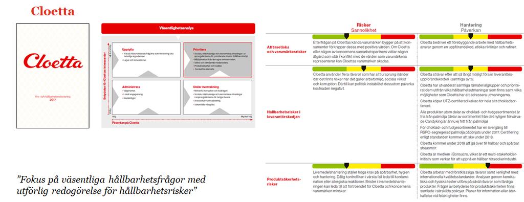 :s pris Bästa rapportering om värdeskapande Goda