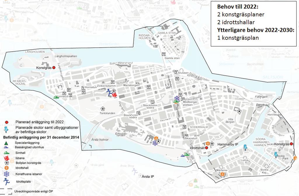 Södermalm stadsdelsnämndområde Antalet barn och unga mellan 7 20 år förväntas öka med drygt 2 000 personer fram till 2030 och ytterligare 1 500 fram till 2030.