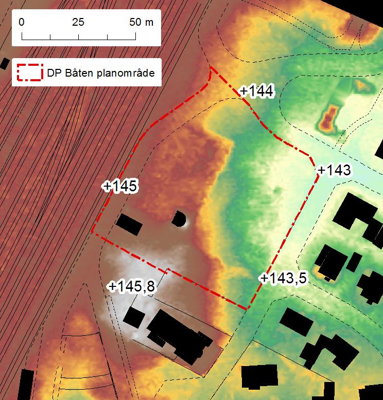 Illustration: gällande detaljplaner i området PLATSENS FÖRUTSÄTTNINGAR Mark och vegetation Planområdet är i dag största delen gräsbevuxen mark med enstaka