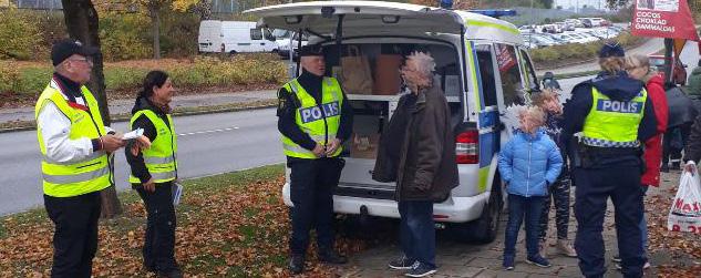 20 oktober - Medborgarmöte i Skurup Den 20 oktober hade kommunpolisen medborgardialog i Skurup.