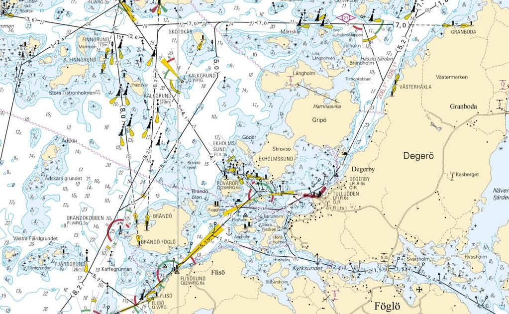 endast söder om Degerby. Skogarna inom utredningsområdet bedöms därför som mindre intressanta för boende och turister. Figur 5.