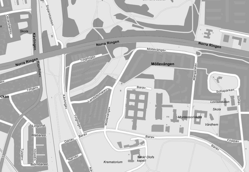 4. Jämförelse av Trafikeringsalternativ För att få en jämförelse med dagens körväg sätts denna i relation till alternativen Bussöppning och Baravägen.