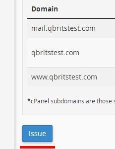 I QBRIST baspaket ingår utan någon extra kostnad licens för SSL vilken kan installeras via C-panelen. Installera SSL 1. Logga in i Cpanelen (cpanel.qbrits.