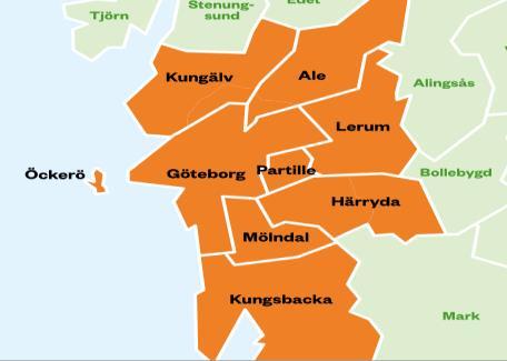 Göteborg+ Periodbiljetten Göteborg+ tar dig runt i hela Göteborg och