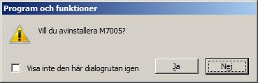 Checklista för övergång från M3005 till M7005 på ny dator Förutsättningar Förutsättningen är att M7005 skall installeras på en ny dator och man vill flytta med sig M3005 från en annan dator.