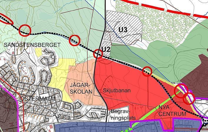 4.3.3. Översiktlig planering Kirunas kommunövergripande översiktsplan är från 2002. Vägplanen berör planering för Kirunas stadsomvandling.