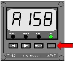 När en GPS är aktiv som kompass visas detta på displayen med ett C. Notera att uppdateringsfrekvensen från en GPS är endast 1 Hz.