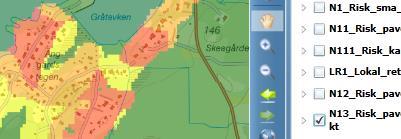 Sammanhängande bebyggelse (N131) Geologisk risk (GR1)