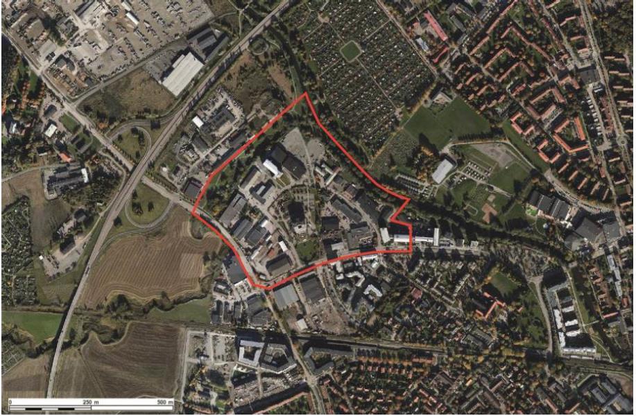 2. Bakgrund Uppsala kommun planerar att omvandla ett industriområde i Librobäck, Uppsala till bostadsområde med förskoleverksamhet.