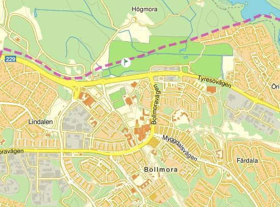 2015-12-22, rev 2017-11-02, sid 4 (15) 1 Bakgrund Nya flerbostadshus planeras i kv. 13, 14, 15 och 16 i Norra Tyresö Centrum.