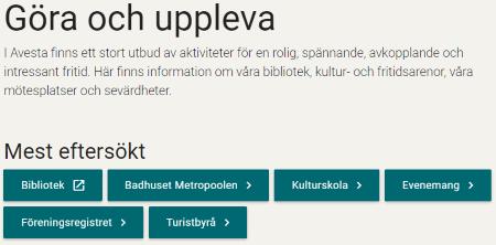Dela utveckling och lösningar Sök på informationsstruktur på Deladigitalt.se (kräver konto, som du som arbetar inom offentlig sektor kan få).