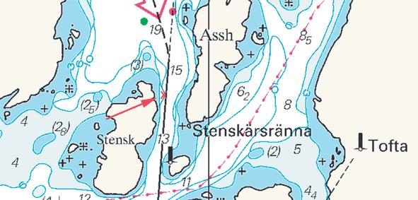 Nr 200 14 Skagerrak / Skagerrak * 4720 (P) Sjökort/Chart: 932 Sverige. Skagerrak. V om Orust. O om Härmanö. NO om Stenskär. Uppgrundning.