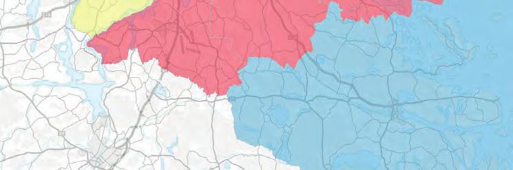Del 2. Om uppdraget och förutsättningarna i regionen 9.1.1 Leveransavbrott i Görvälns vattenverk Produktionsbortfallet antas motsvara medelproduktion, det vill säga 140 000 m 3 /dygn.
