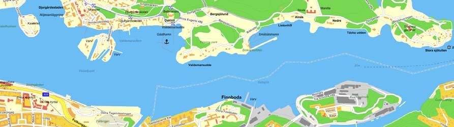 förhållande till bl.a. Södermalm, Stockholms inlopp och väg 222 Planförslaget omfattar tillägg till: 1.