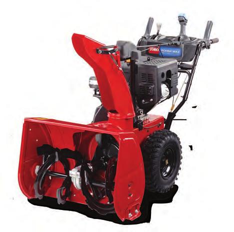 TORO POWER MAX HD 928 OAE STEEL CHUTE Den här slungan ingår i Toros HD-serie som är anpassad för tung drift, tung snö och för de allra tuffaste väderförhållanden.