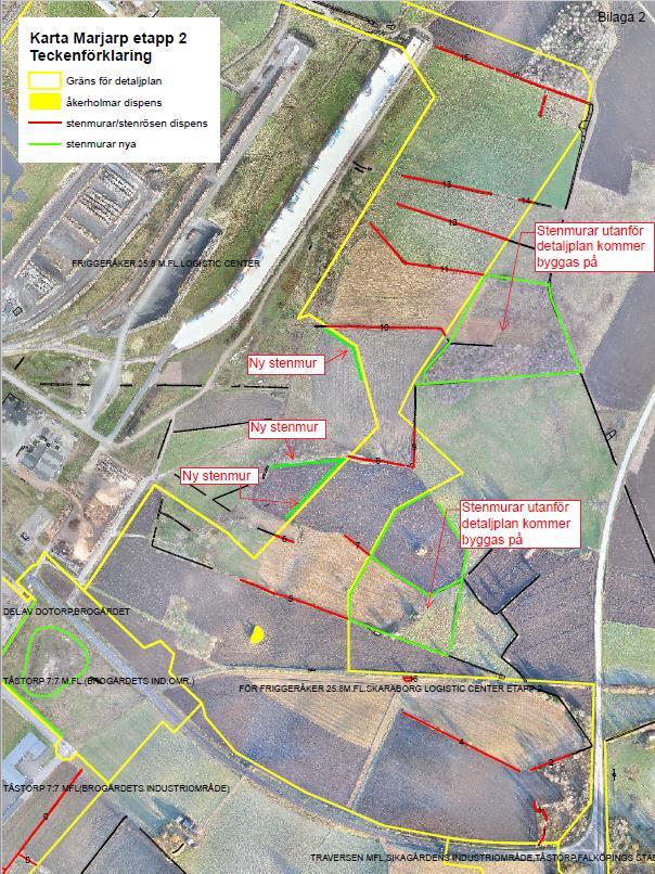 36 (58) Bild 1 Förvaltningens bedömning Falköpings kommun är i behov av industrimark på Marjarp som är tillgänglig för försäljning.